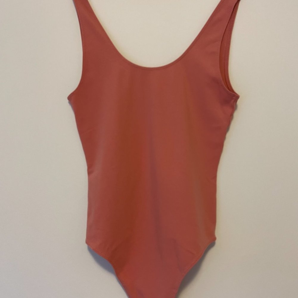 Pink Aritzia Wilfred Free Body Suit